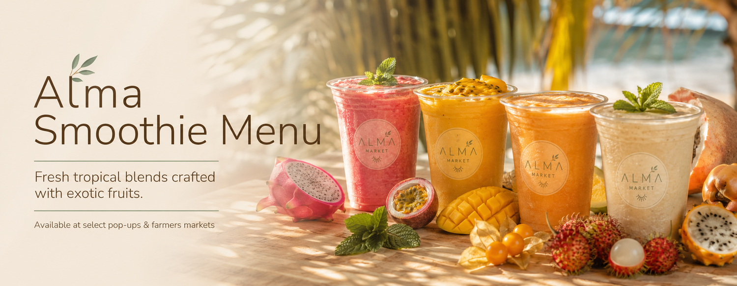 Alma Smoothie Menu