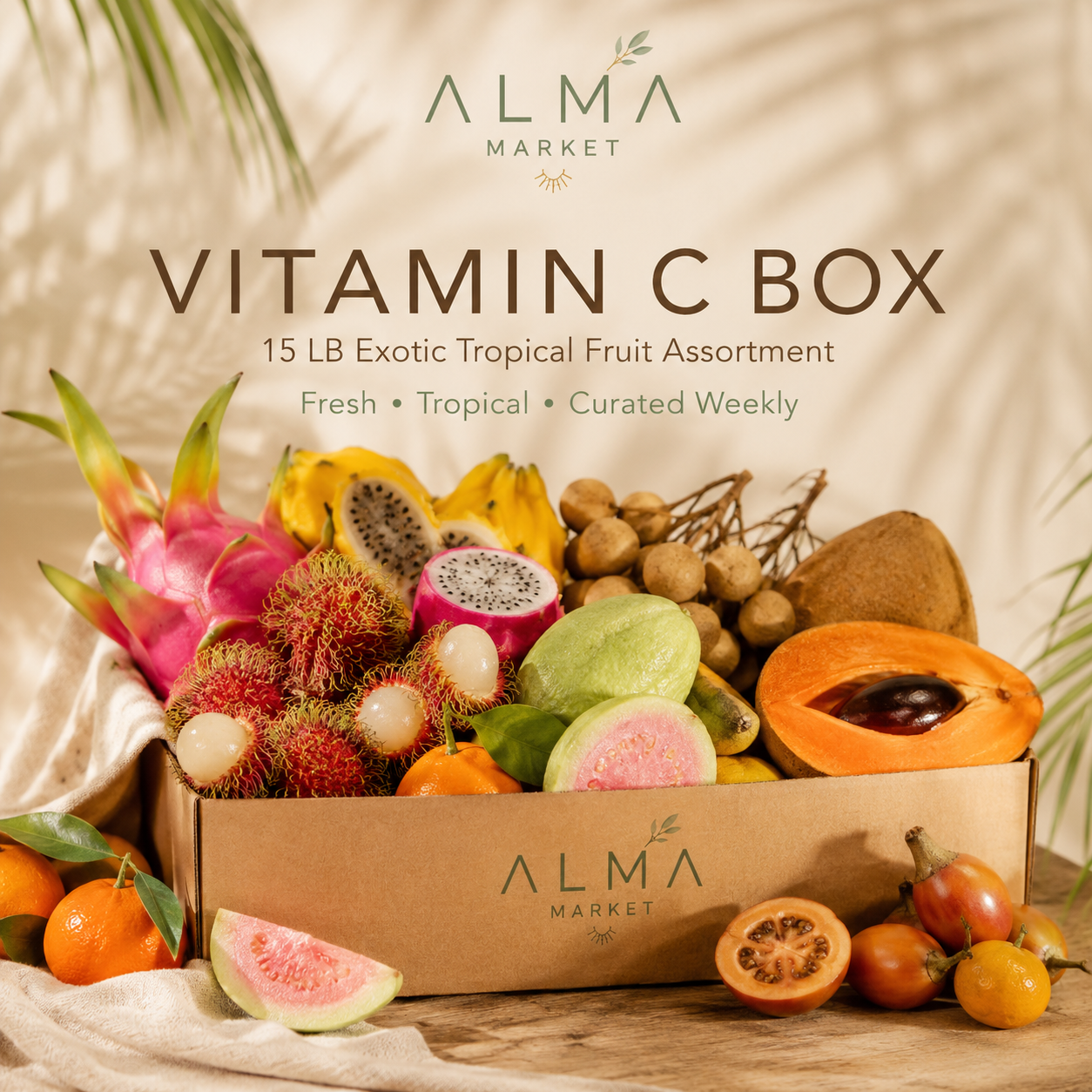 VITAMIN C BOX | Exotic Tropical Fruit Box