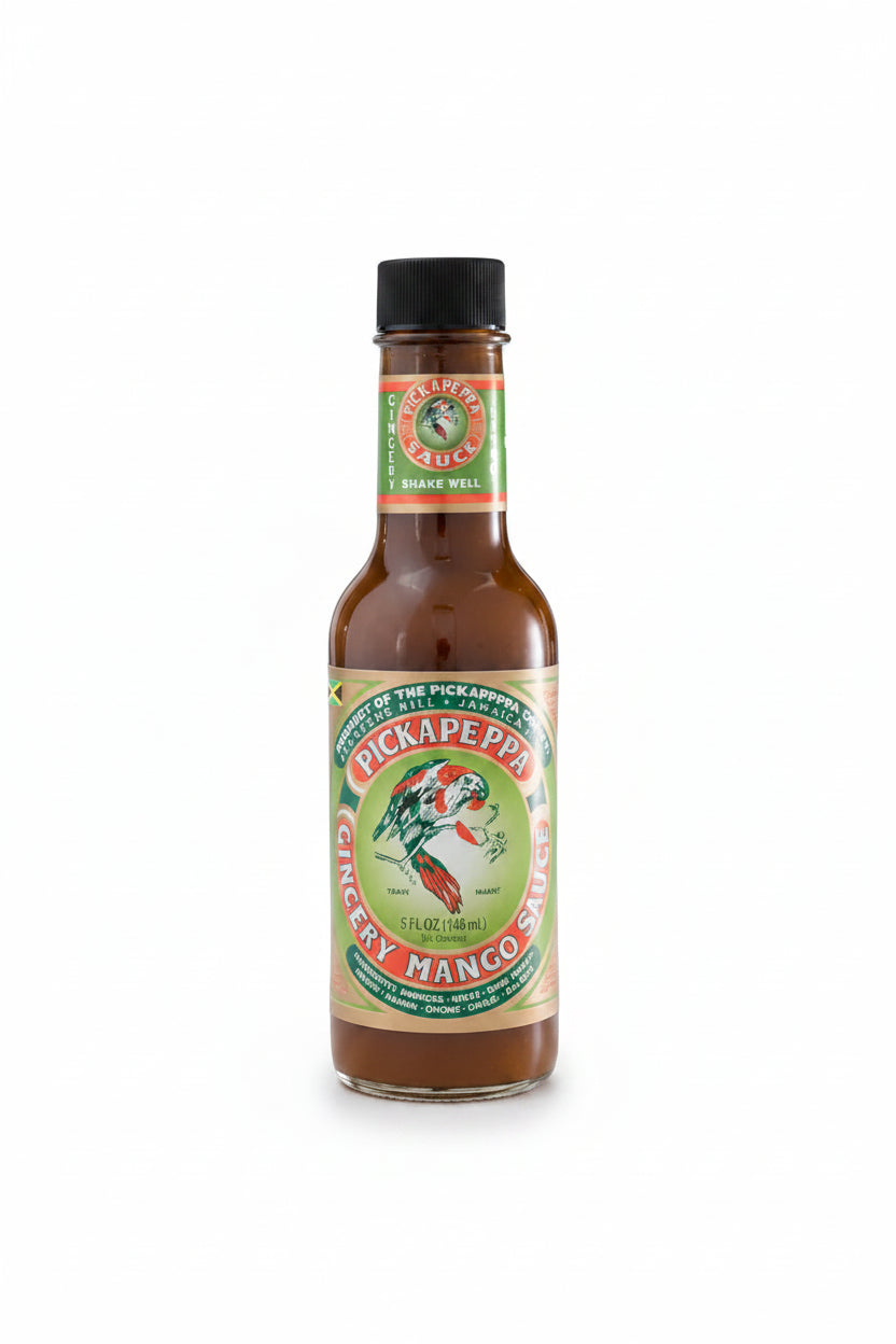 Pickapeppa Gingery Mango Sauce 5 oz bottle