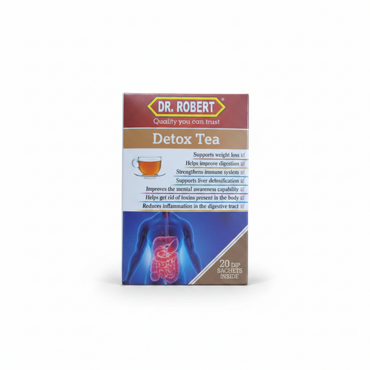 Dr. Robert Detox Tea 20 tea bags herbal tea box